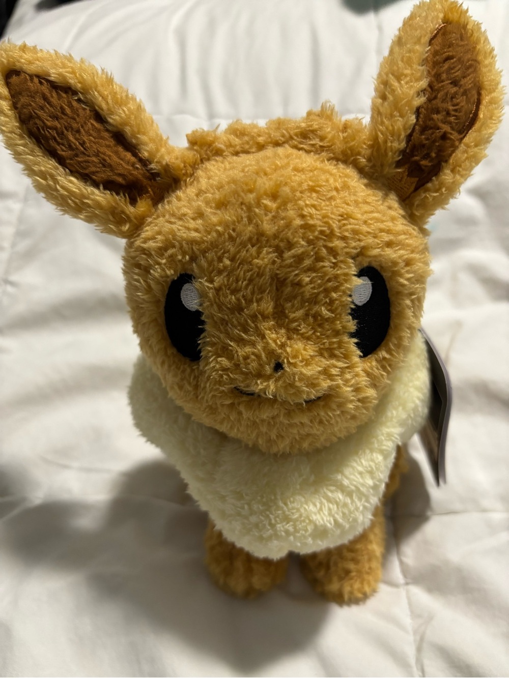 Eevee Plush Toy - Soft Brown and Cream Cuddly Pokemon Stuffie